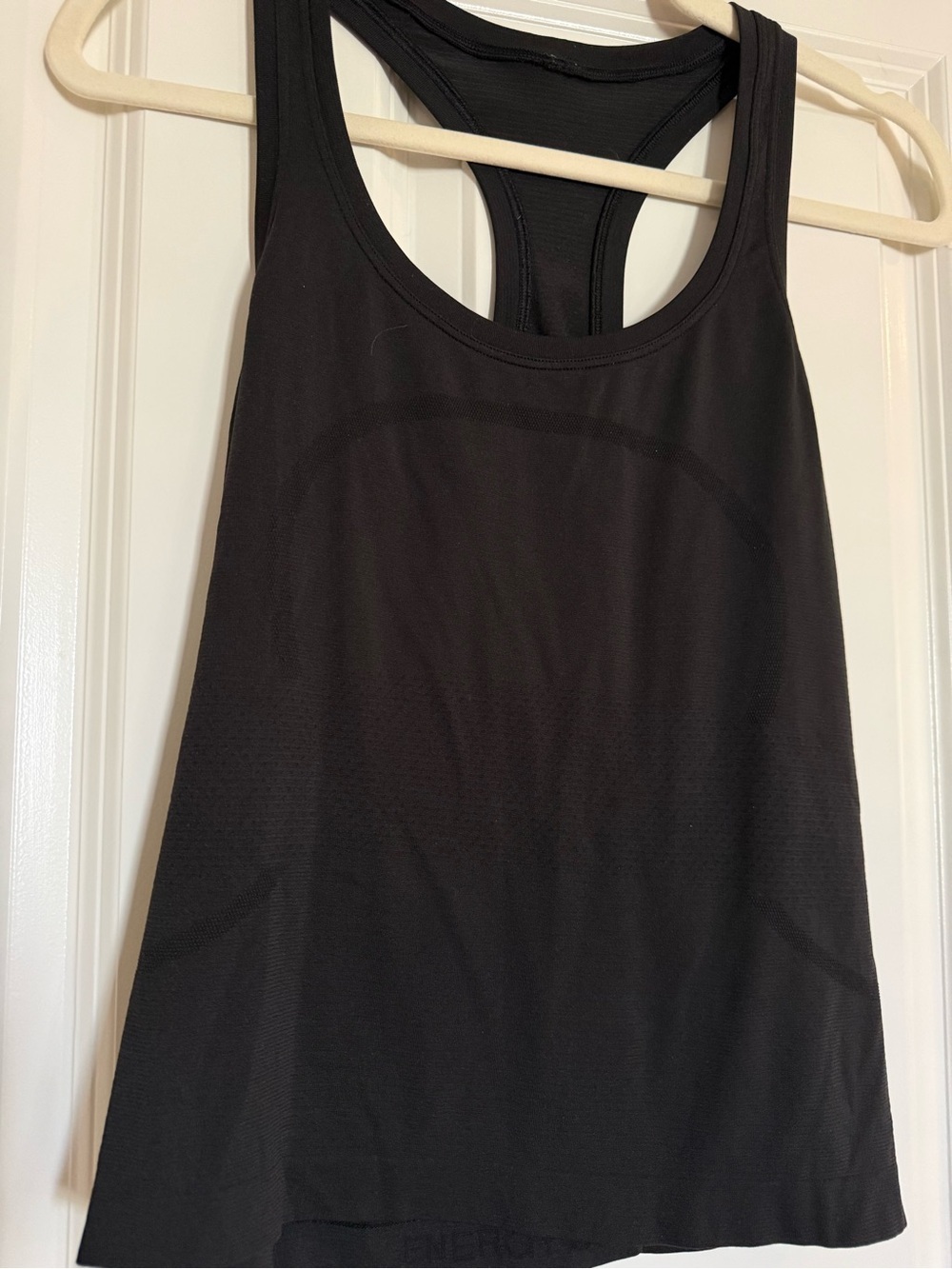Lululemon Swiftly Tech Racerback Tank Top 2.0 Size 8 Black Seamless Running Yoga - Picture 4 of 6